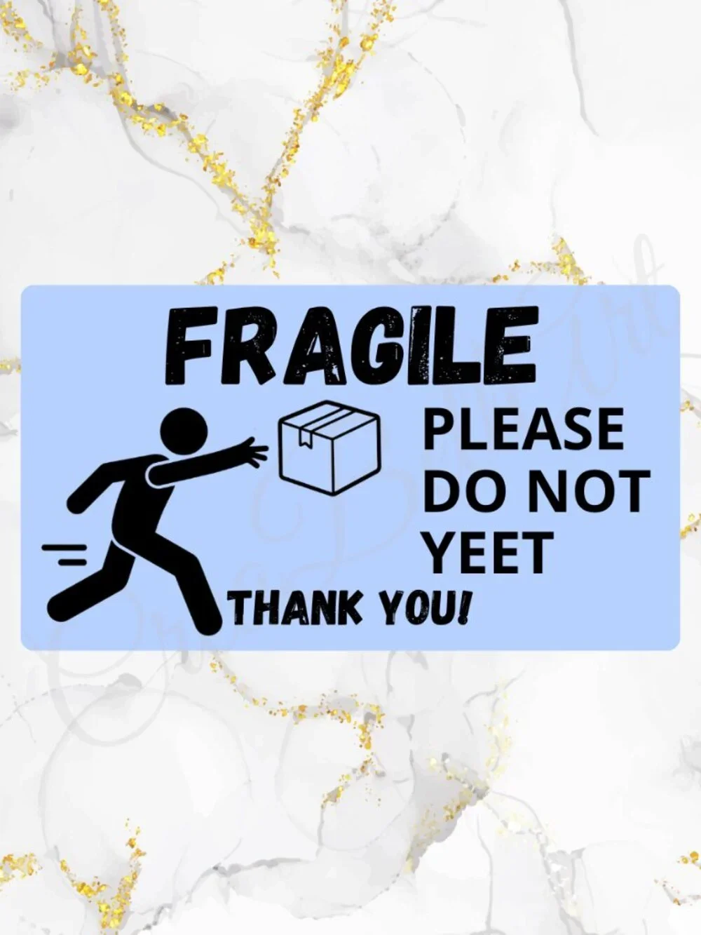 100 Fragile Stickers for Packaging | Small Business Labels
